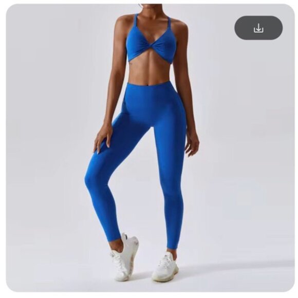 Blue Workout Set - Picture 1 of 6